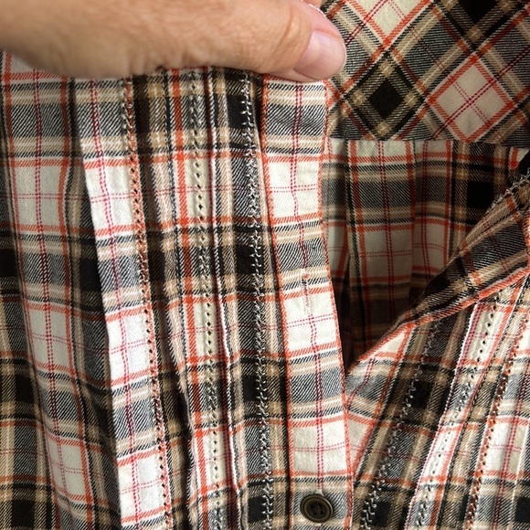 J Jill Plaid Button Down Large Petite - Picture 5 of 7